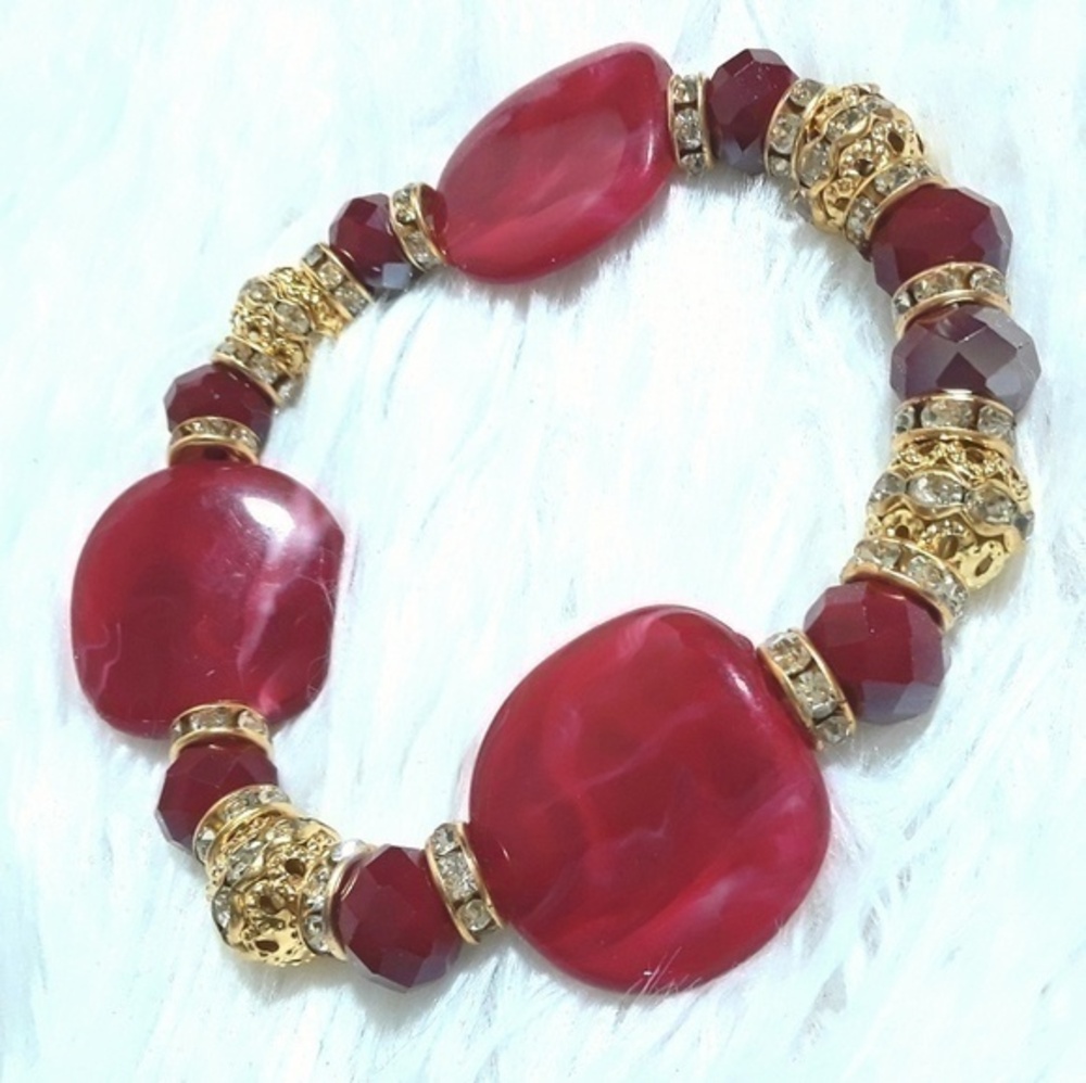 ☄Marble Flats Stretchy Bracelet